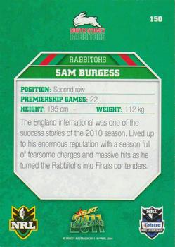 2011 NRL Champions #150 Sam Burgess Back